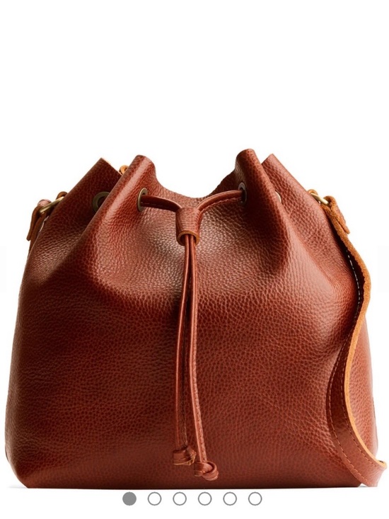 Portland Leather Handbags - Portland Leather Large Bucket Bag In Nutmeg